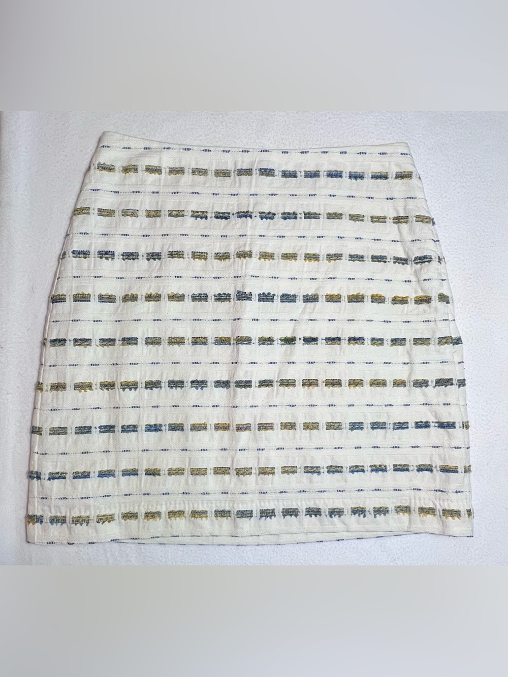 Ann Taylor Loft skirt sz 6 - multicolor dash stripped pattern